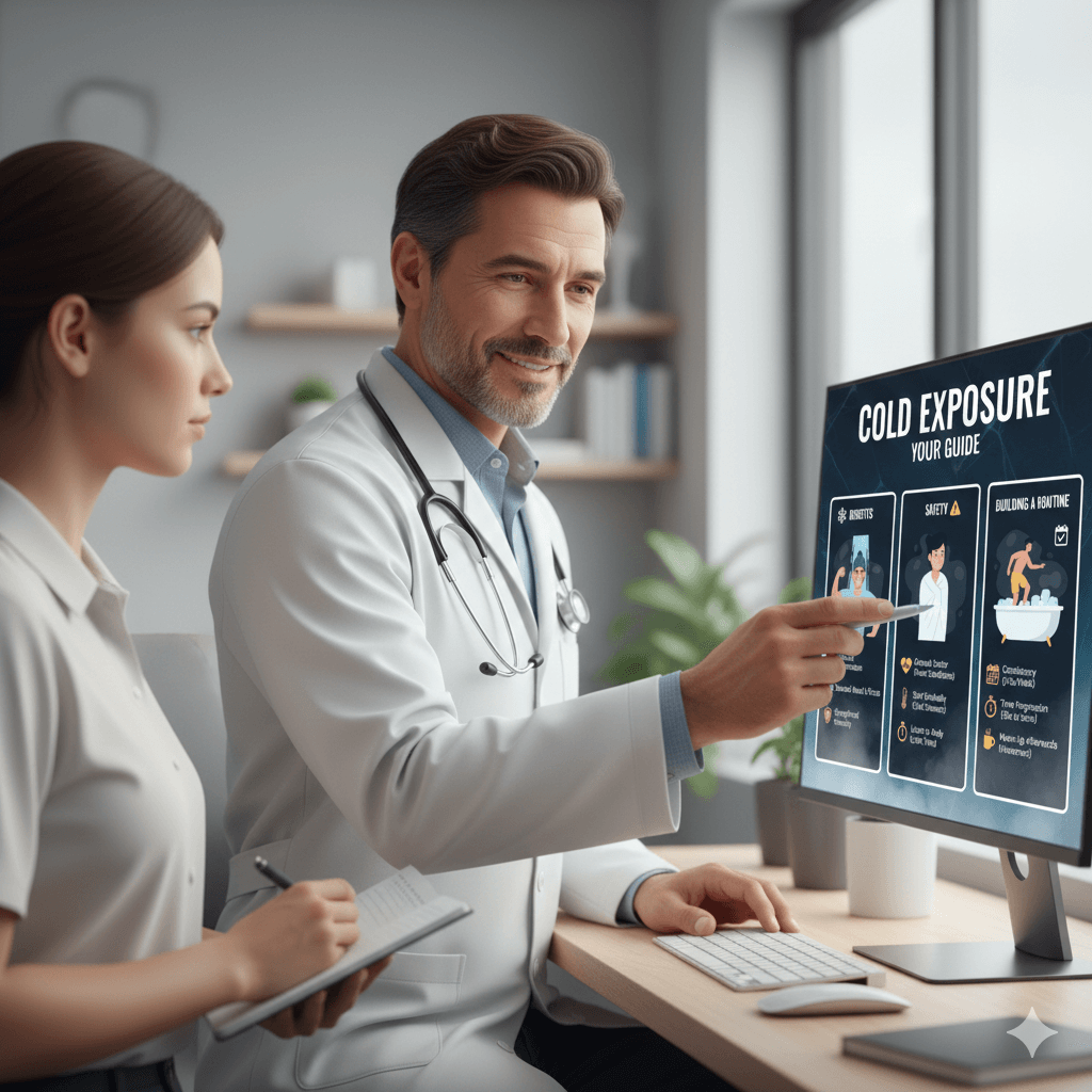 Morning cold exposure routine for health benefits